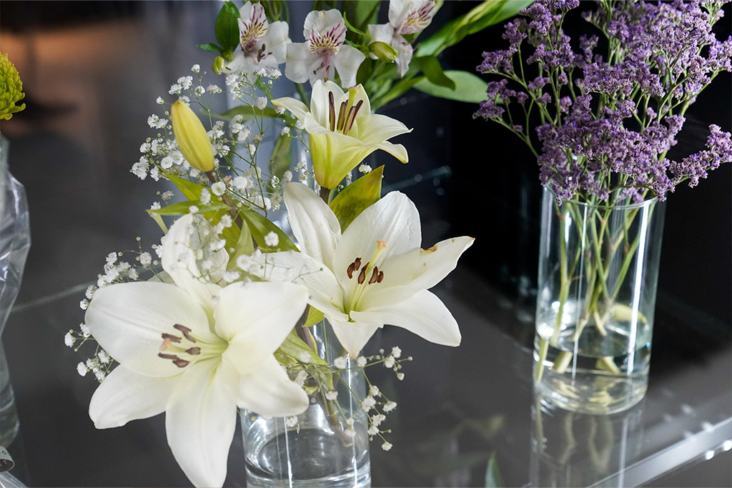 producto expuesto en Hotelga, flores