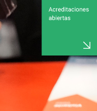 Botón: Acreditaciones abiertas